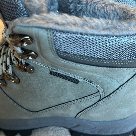NRNHI Winter Snow Boots - Non Slip, Warm, Waterproof with Fur Lin… - Picture 6 of 10